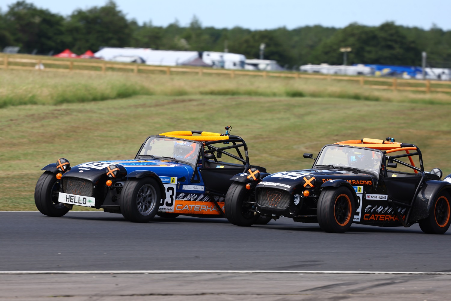 Coming around Tower in the final lap, P2.