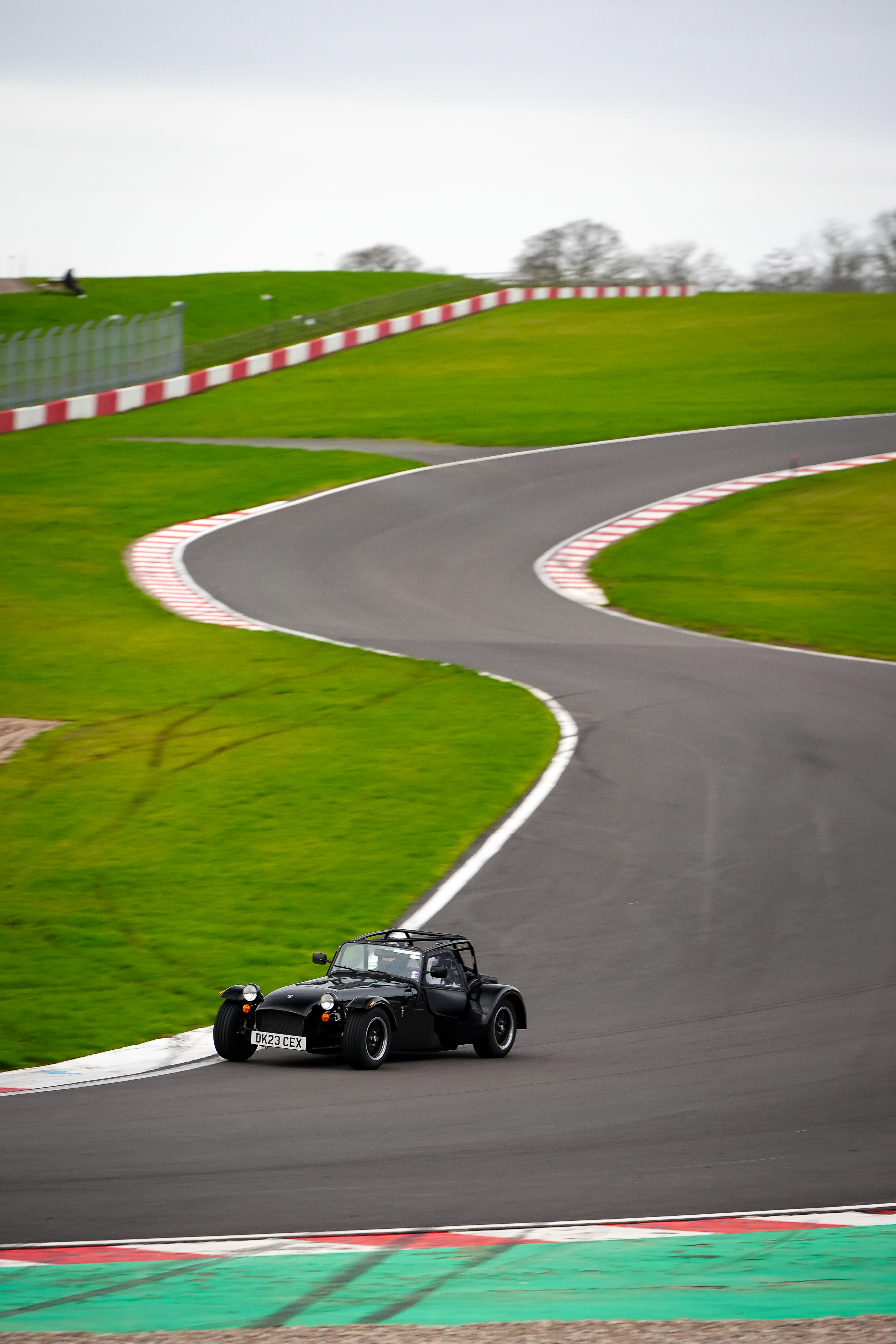 Me going through the old chicane at Donington Park.