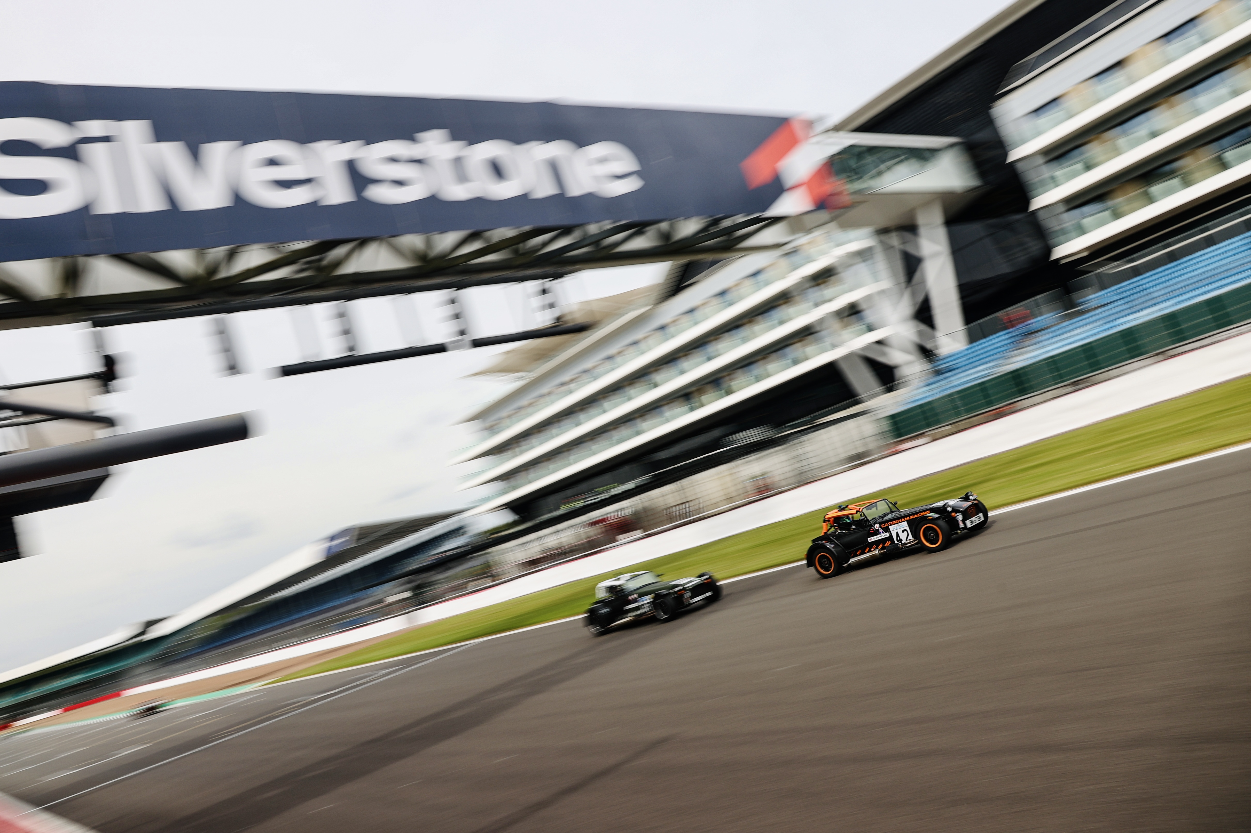 Me on the F1 pit straight at Silverstone!